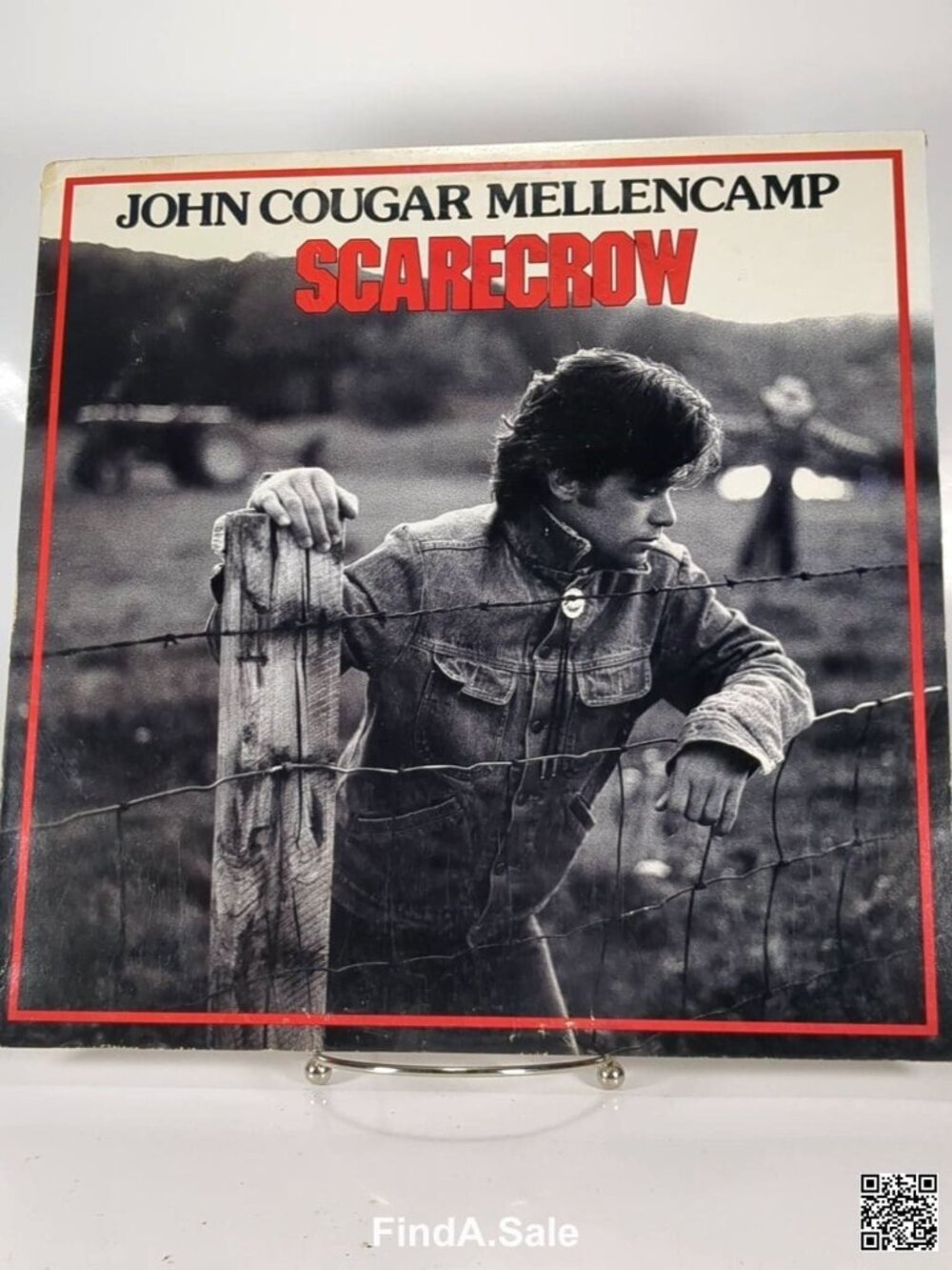 John Cougar Mellencamp Scarecrow Vinyl LP Record Album, 1985